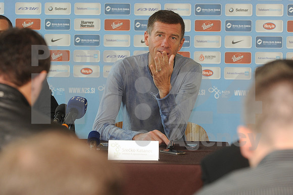 Ljubljana, Press conference (Football association of Slovenia, NZS - End of FIFA World Cup qualifications)