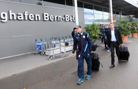 National team of Slovenia (Arrival to Switzerland) 14-Oct-2013
