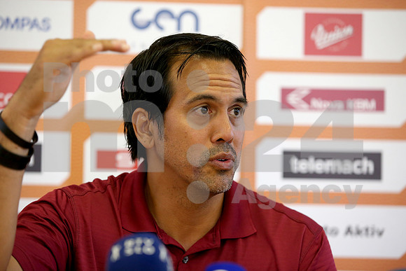 Pres Conference (Erik Spoelstra - coach of Miami Heat) 26-Aug-2016