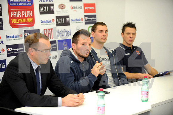 Volleyball - Volleyball Champions League (ACH Volley press conference)