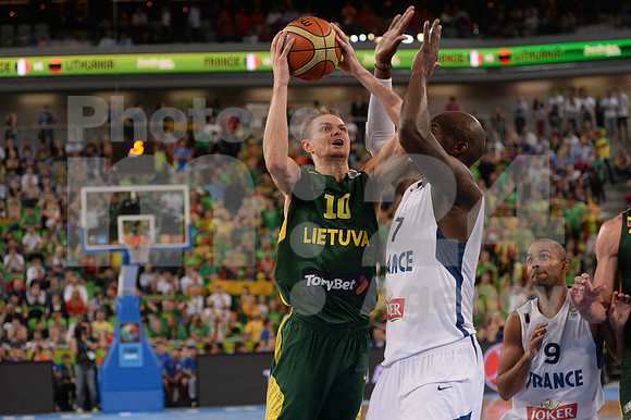 Eurobasket 2013 match (France - Lithuania)