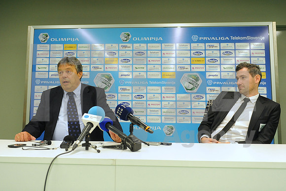 Ljubljana, Coach presentation (NK Olimpija Ljubljana new coach - Milorad Kosanovic)