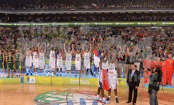 Eurobasket 2013 match (France - Lithuania)