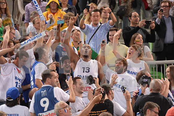 Eurobasket 2013 match (France - Lithuania)