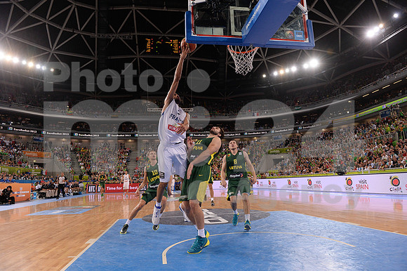Eurobasket 2013 match (France - Lithuania)