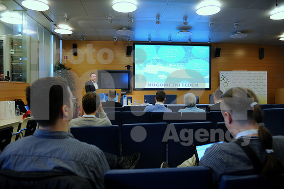 Ljubljana, Football association of Slovenia (Slovenian cup draw, video press conference and UEFA Euro 2016 qualifying draw)