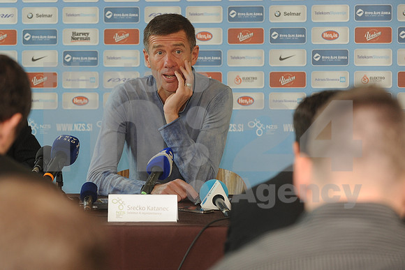 Ljubljana, Press conference (Football association of Slovenia, NZS - End of FIFA World Cup qualifications)