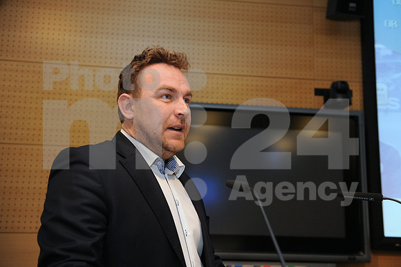 Ljubljana, Football association of Slovenia (Slovenian cup draw, video press conference and UEFA Euro 2016 qualifying draw)