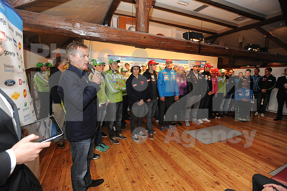 Zgornji Brnik, Press conference (Ski association of Slovenia - Season 2013 / 2014 team presentation)