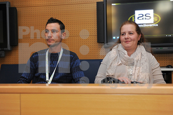 Ljubljana, Football association of Slovenia (Slovenian cup draw, video press conference and UEFA Euro 2016 qualifying draw)