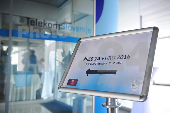 Ljubljana, Football association of Slovenia (Slovenian cup draw, video press conference and UEFA Euro 2016 qualifying draw)