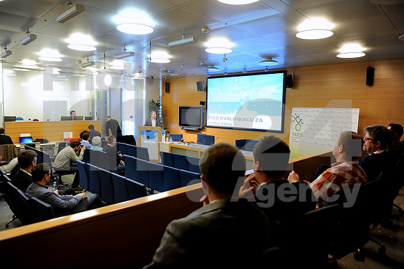 Ljubljana, Football association of Slovenia (Slovenian cup draw, video press conference and UEFA Euro 2016 qualifying draw)