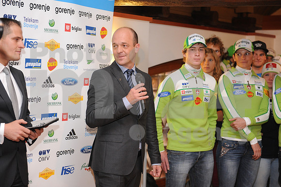 Zgornji Brnik, Press conference (Ski association of Slovenia - Season 2013 / 2014 team presentation)