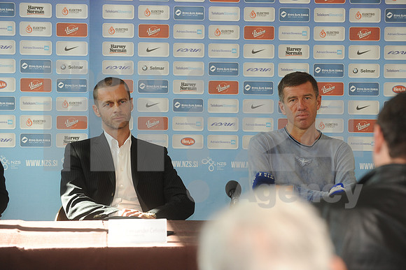 Ljubljana, Press conference (Football association of Slovenia, NZS - End of FIFA World Cup qualifications)