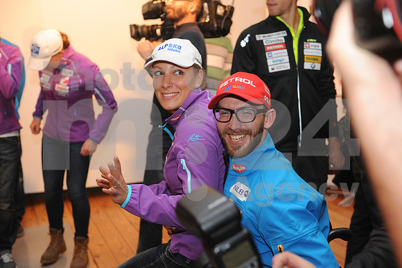 Zgornji Brnik, Press conference (Ski association of Slovenia - Season 2013 / 2014 team presentation)