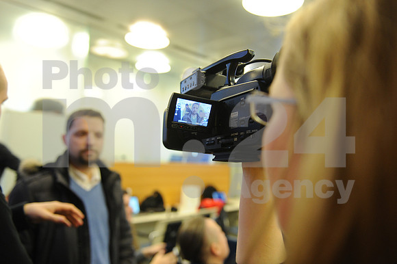 Ljubljana, Football association of Slovenia (Slovenian cup draw, video press conference and UEFA Euro 2016 qualifying draw)