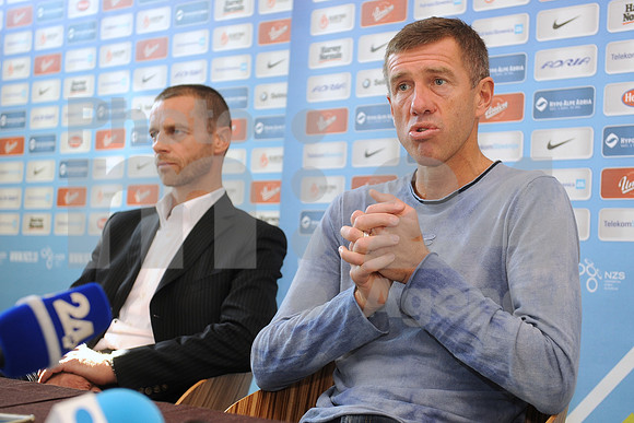 Ljubljana, Press conference (Football association of Slovenia, NZS - End of FIFA World Cup qualifications)