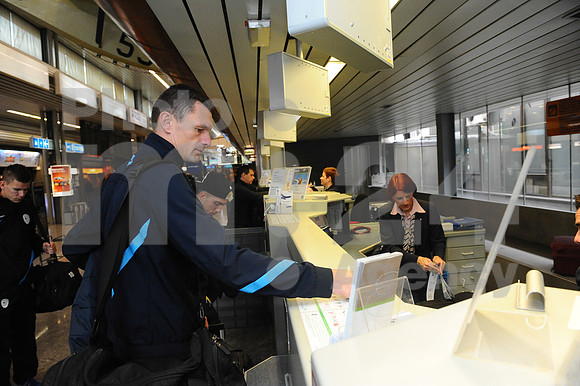 National team of Slovenia (Arrival to Switzerland)