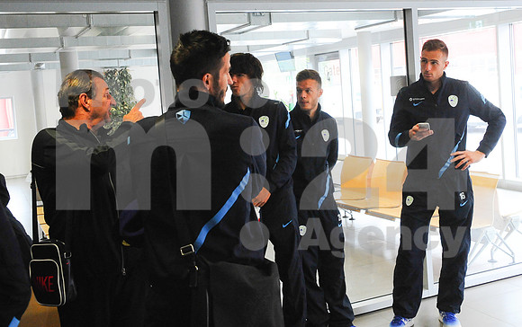 National team of Slovenia (Arrival to Switzerland)