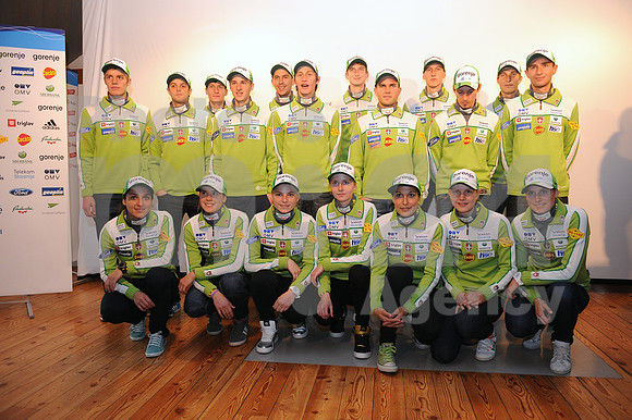 Zgornji Brnik, Press conference (Ski association of Slovenia - Season 2013 / 2014 team presentation)