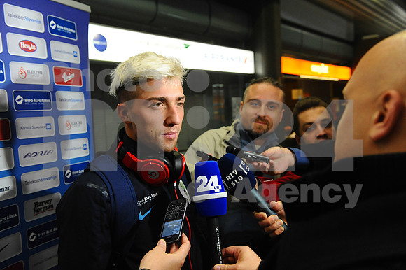 National team of Slovenia (Arrival to Switzerland)
