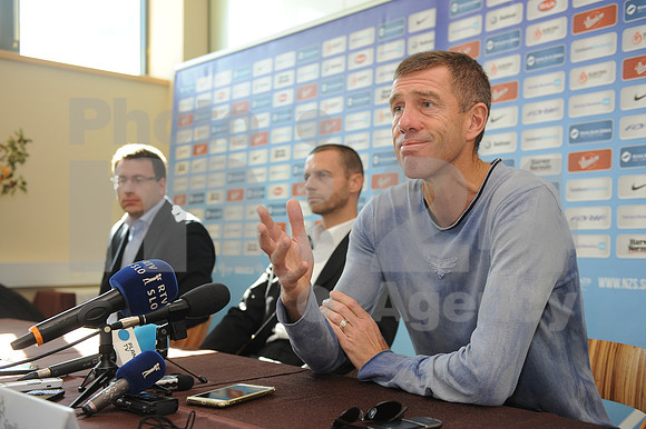Ljubljana, Press conference (Football association of Slovenia, NZS - End of FIFA World Cup qualifications)