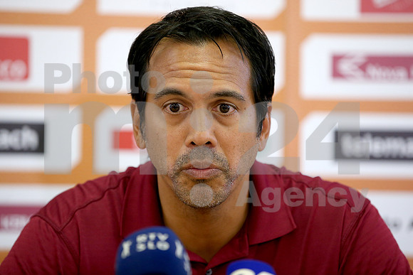 Pres Conference (Erik Spoelstra - coach of Miami Heat) 26-Aug-2016