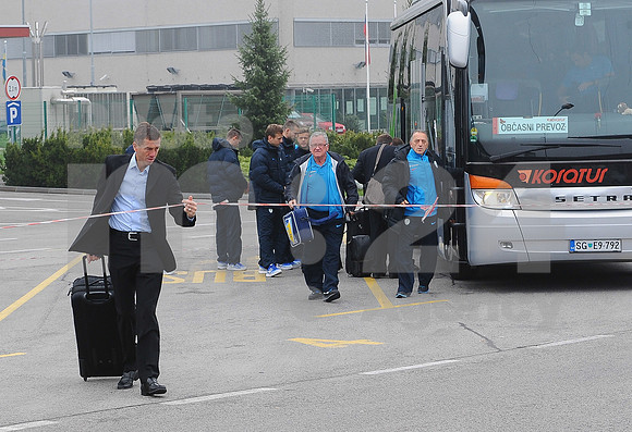 National team of Slovenia (Arrival to Switzerland)