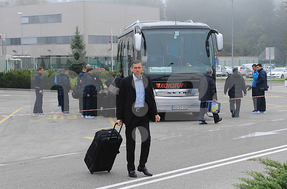 National team of Slovenia (Arrival to Switzerland)