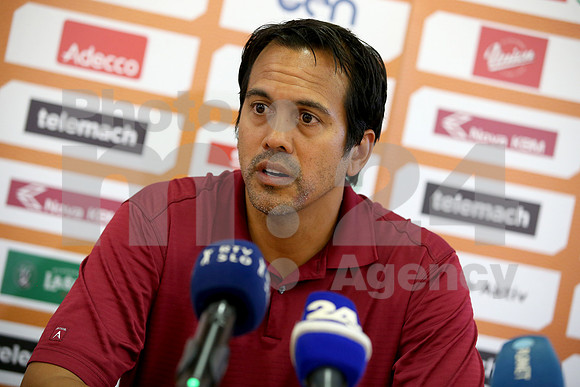 Pres Conference (Erik Spoelstra - coach of Miami Heat) 26-Aug-2016