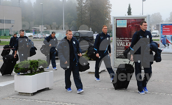 National team of Slovenia (Arrival to Switzerland)