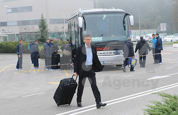 National team of Slovenia (Arrival to Switzerland)