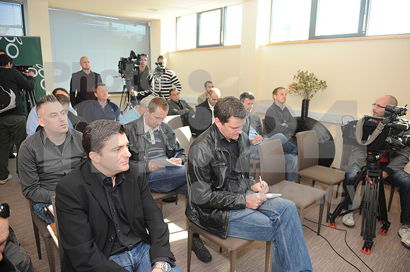 Ljubljana, Press conference (Football association of Slovenia, NZS - End of FIFA World Cup qualifications)